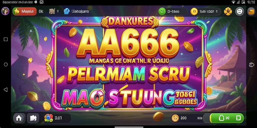 Tampilan gameplay seru slot AA666 dengan grafis memukau.