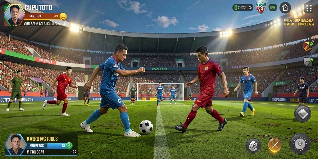 Tampilan utama gameplay CUPUTOTO yang menarik dan seru.