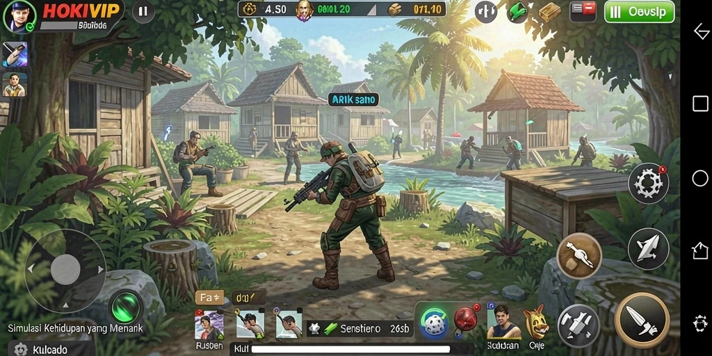 Tampilan gameplay HOKIVIP yang menarik dan interaktif.