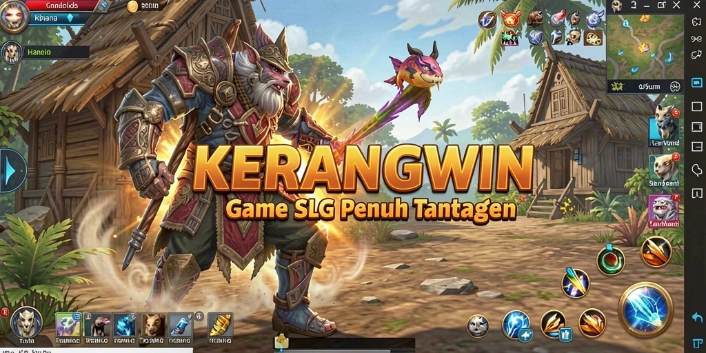 Tampilan gameplay KERANGWIN yang menarik dan menantang.