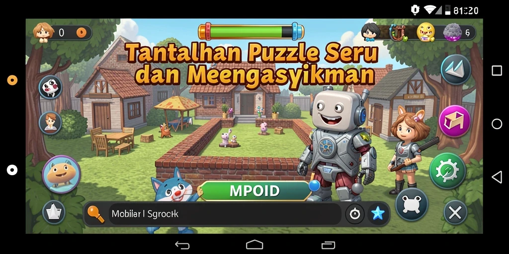 Screenshot MPOID menampilkan gameplay yang menarik dan menantang dengan teka-teki yang beragam.