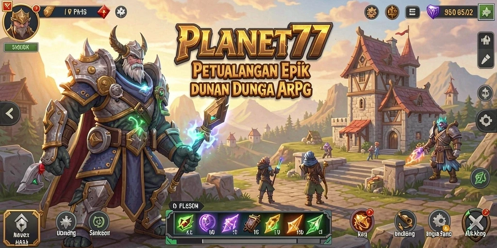 Tampilan menarik dari gameplay <strong>PLANET77</strong> yang penuh aksi.