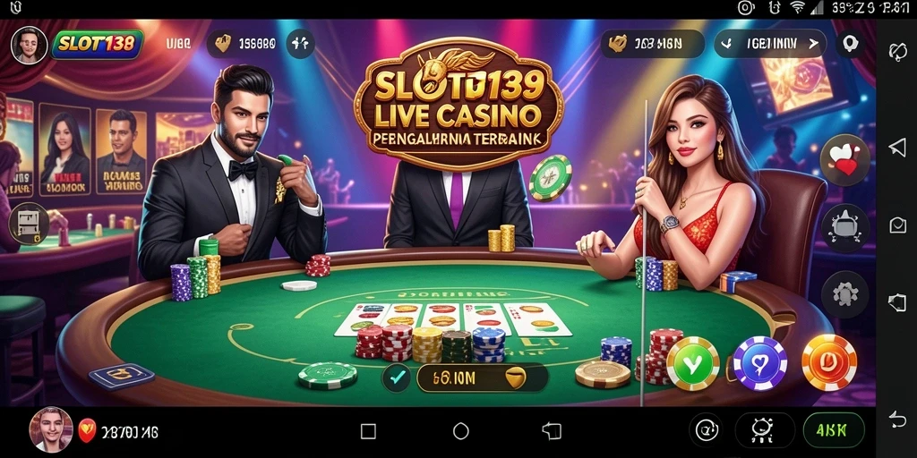 Gameplay seru di SLOT138 dengan dealer langsung dan interaksi nyata.