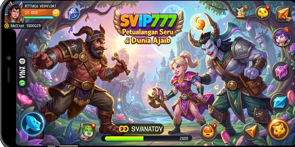 Tampilan gameplay seru dalam petualangan SVIP777.