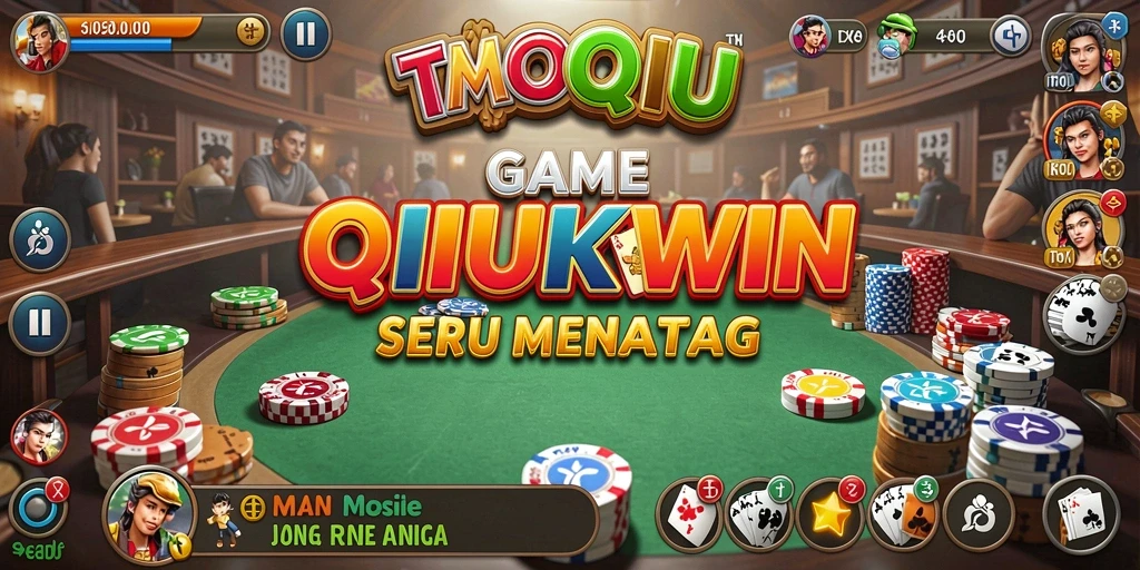 Tampilan gameplay QiuQiu yang menarik dan mendebarkan.