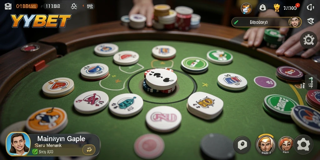 Screenshot YYBET menampilkan gameplay Gaple yang menarik dan interaktif.